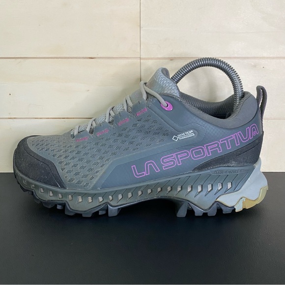 La Sportiva Spire GTX Grey Women's Size 6 Hiking Shoes Waterproof Gore-Tex - Picture 4 of 11